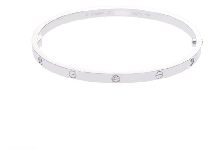 Cartier Love Silvery White gold  ref.269321