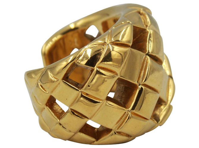 Pulseira Acolchoada Chanel Gold hardware Banhado a ouro  ref.269535