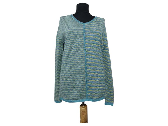 Autre Marque Knitwear Multiple colors Wool Linen  ref.269540