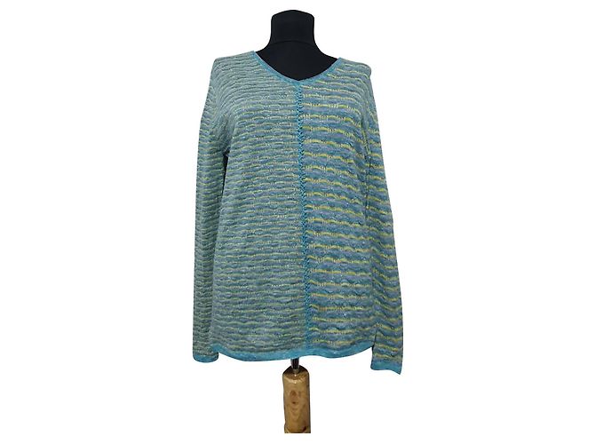 Autre Marque SOL Pullover Baby-Alpaka und Leinen mehrfarbig Größe L Mehrfarben