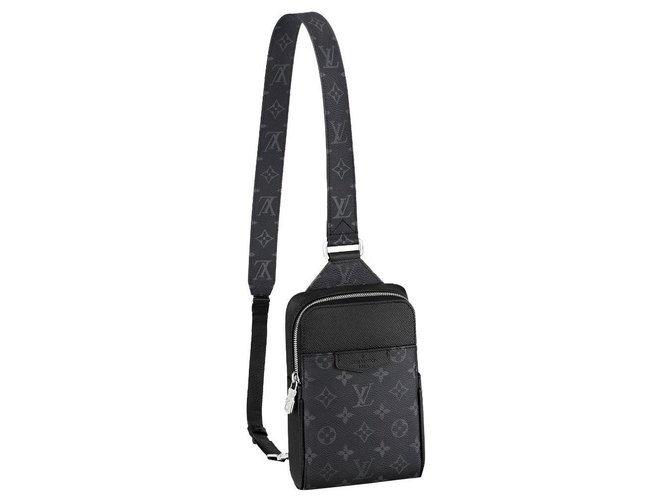 Louis Vuitton LV Outdoor slingbag novo Preto Couro  ref.269705