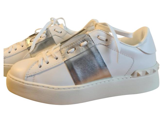 Sneaker - Valentino Garavani Argento Bianco
