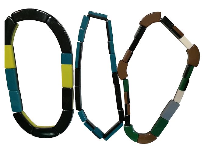Marni For H&M Set di tre collane Multicolore Plastica