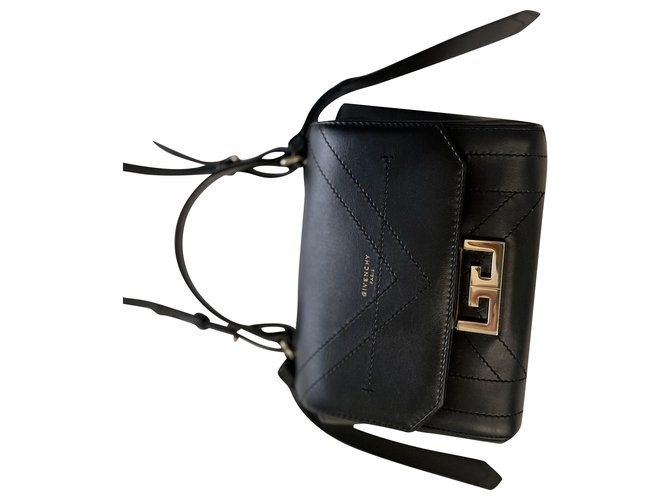 Givenchy mini Eden bag Black Leather  ref.269841