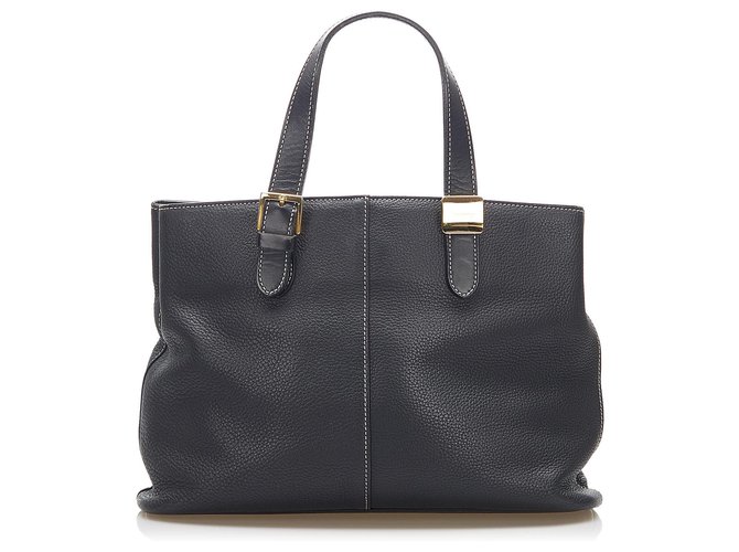 Burberry Black Leather Handbag Pony-style calfskin  ref.269862