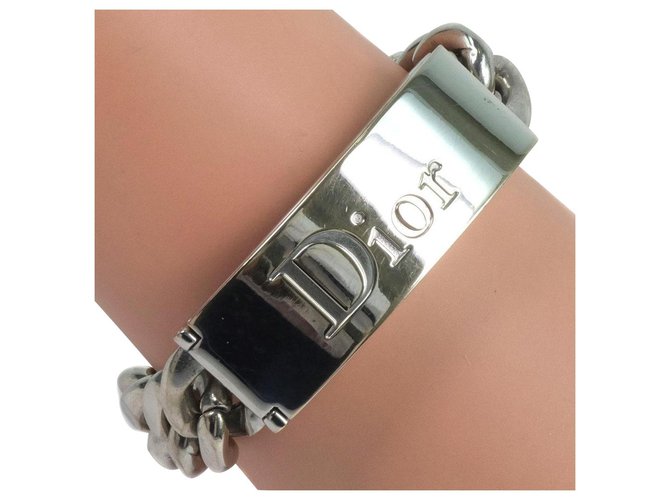 Dior bracelet Silvery Silver  ref.269951
