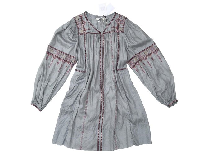 Isabel Marant Etoile tunics Grey Silk  ref.270028