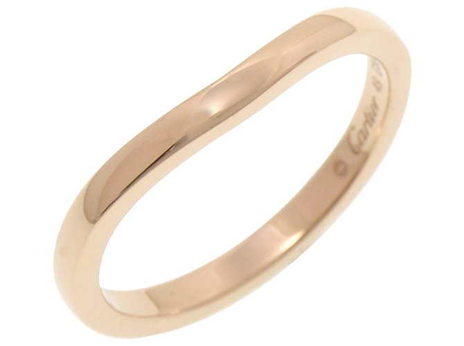 Cartier Gold 18K Ballerina Curve Ring Dourado Metal  ref.270065
