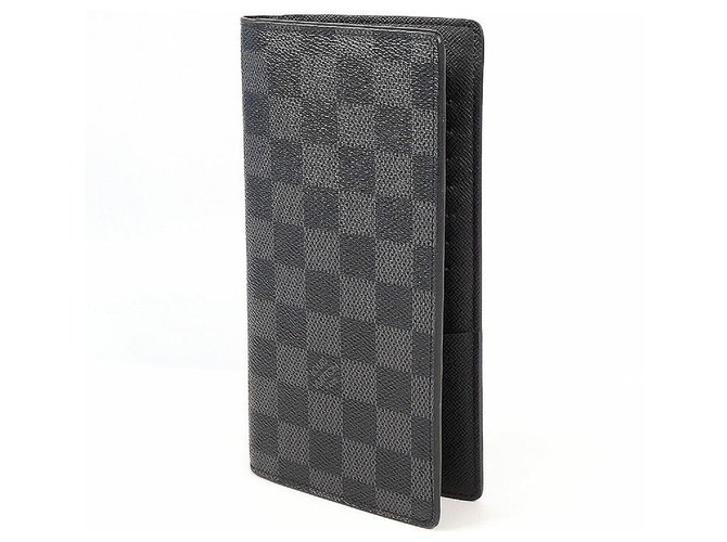 Louis Vuitton portofeuilles Brazza Mens long wallet N62665 gray Grey  ref.270328