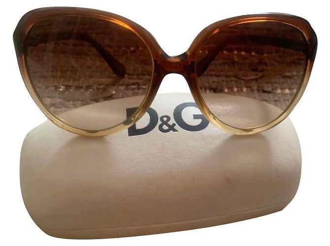 Dolce & Gabbana Sonnenbrille Rosa Bronze Acryl Pink
