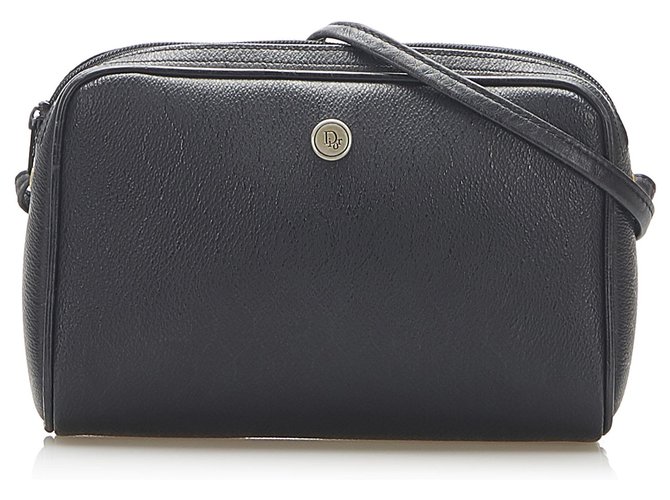 Dior Black Leather Crossbody Bag Pony-style calfskin  ref.270636