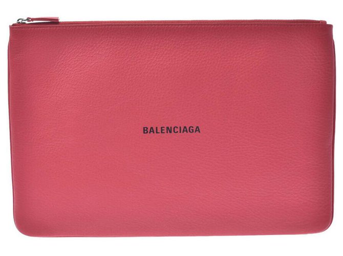Balenciaga Everyday Red Pony-style calfskin  ref.270696