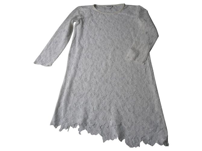 AMERICAN RETRO - WEISSES SPITZENKLEID - S..36 Weiß