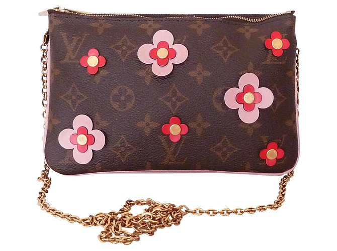 LOUIS VUITTON bag lined Zip Flowers Blooms limited edition Multiple colors Leather  ref.270877