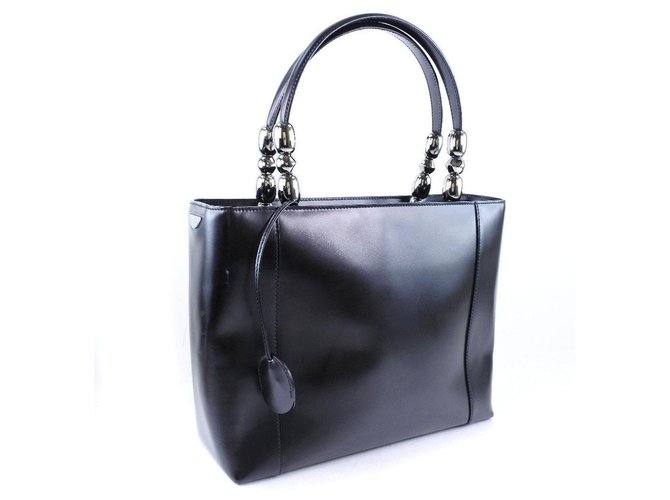 Dior Black Leather  ref.270911