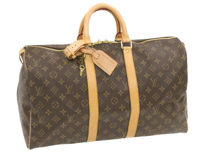 Louis Vuitton Monogram Keepall 45 Boston Bag M41428 LV Auth 19005 Cloth  ref.271150