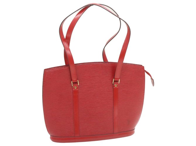 LOUIS VUITTON Epi Babylone Tote Bag SP Order Red LV Auth 19541 Cloth  ref.271365