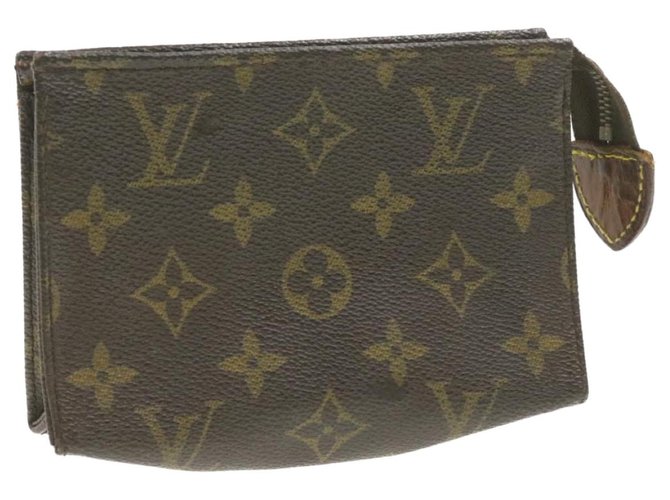 Vintage LOUIS VUITTON Monogram ~POCHE TOILETTE~ Cosmetic Case Clutch  Make-up Bag