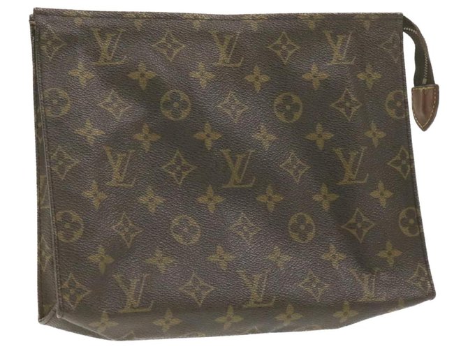 Louis Vuitton Monogram Poche Toilette 26 Pouch Vintage M47542 LV