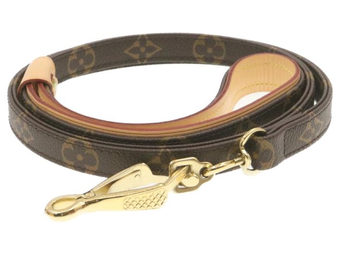LOUIS VUITTON Monogram Baxter Dog Leash Collar Set LV Auth br118 Cloth  ref.271476 - Joli Closet