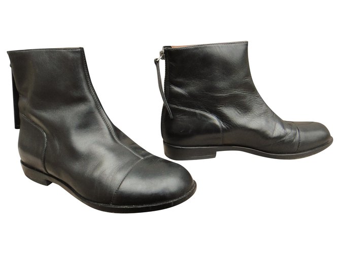 Marc by Marc Jacobs p boots 36 Black Leather  ref.271750
