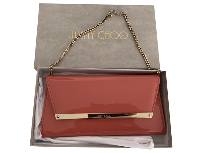 Jimmy Choo Handbags Pink Patent leather  ref.271915