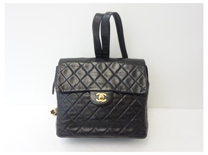 Chanel Timeless Black Leather  ref.271920