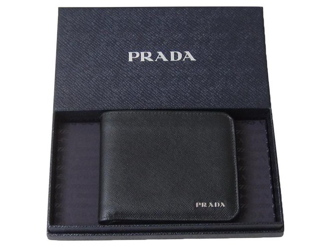 Prada Wallets Small accessories Black Leather  ref.272272