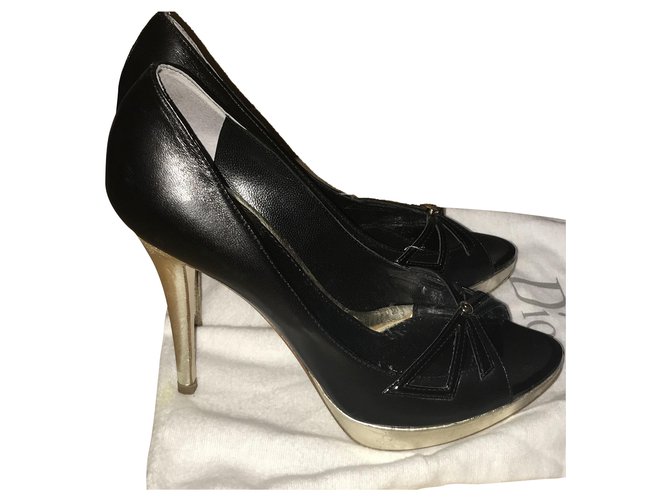 Dior Heels Black Patent leather  ref.272284