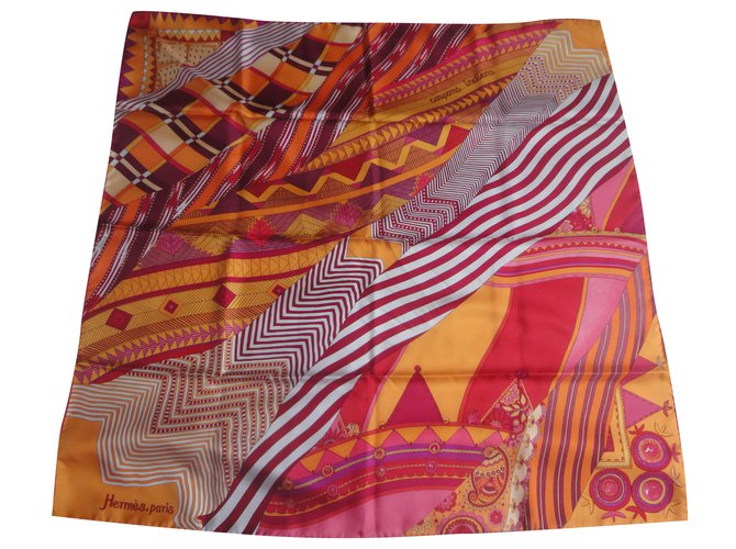 Hermès BUONI INDIANI Multicolore Seta  ref.272310
