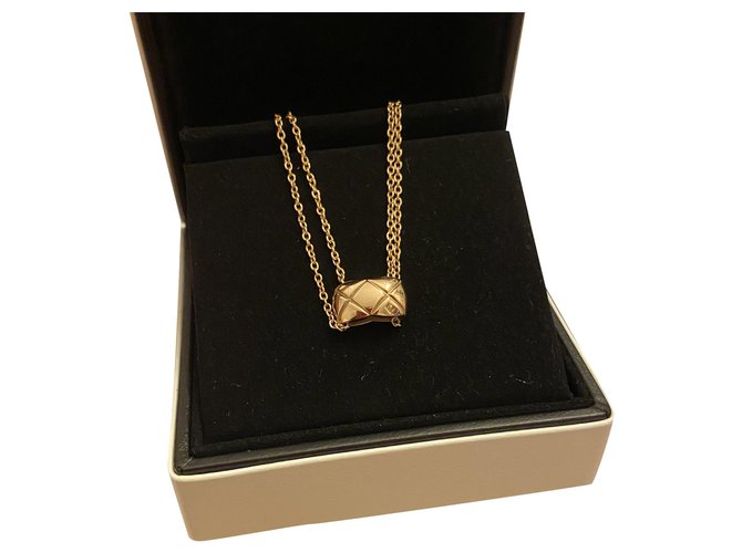 Chanel Coco Crush K18Pg Pink Gold Necklace | Chairish