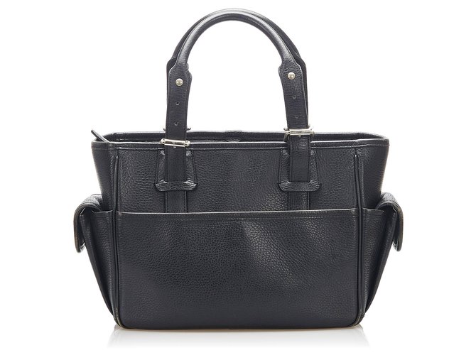 Burberry Black Leather Handbag Pony-style calfskin  ref.272389
