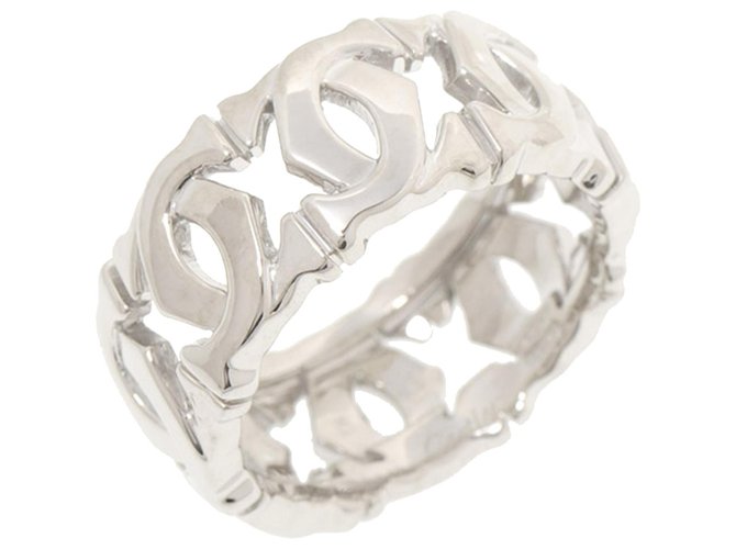 Cartier Silber 18K ausgekleideter C-Ring Metall  ref.272393