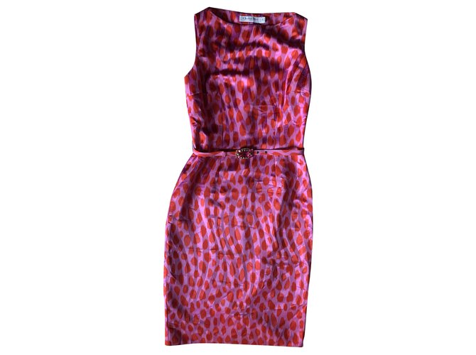 Christian Dior Dresses Pink Silk  ref.272513