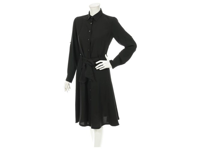 Ralph Lauren Dresses Black Polyester  ref.272579
