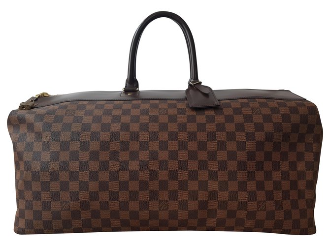 Louis Vuitton Damier Ebene Neo Greenwich GM Travel Bag Brown Leather  ref.272726