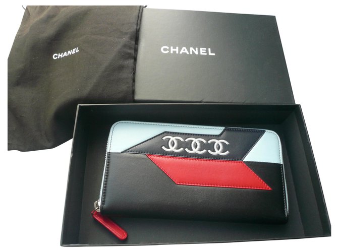 CHANEL New Companion Wallet mit Reißverschluss VP Leather Mehrfarben Leder  ref.272772