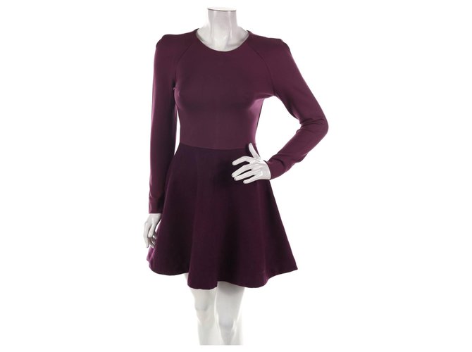Kate Spade Dresses Purple Wool Nylon Rayon  ref.272777