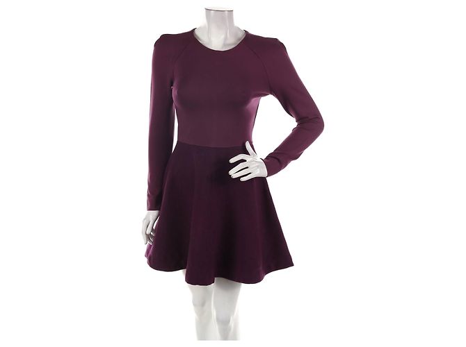 Kate Spade Kleid lila aus Wolle und Rayon