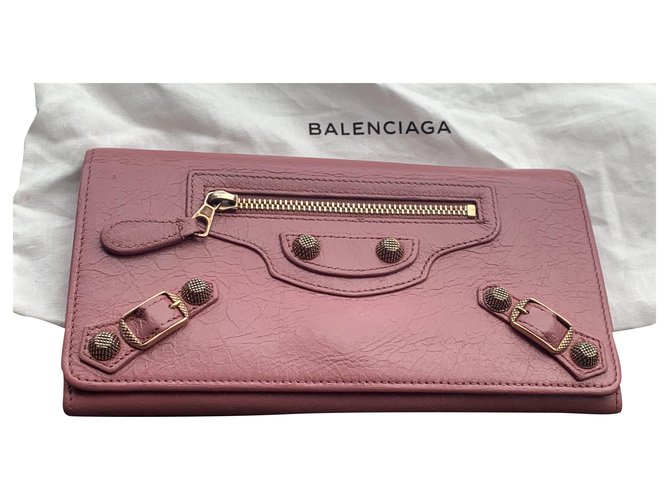 Balenciaga Wallets Pink Leather  ref.272794