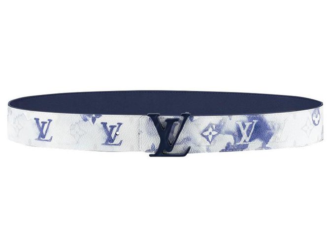 Louis Vuitton LV Belt Aquarell neu Weiß Leder  ref.272796