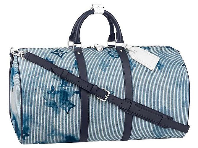 Louis Vuitton LV Keepall 50 Bleu
