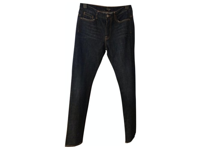 The Kooples Jeans Azul escuro Algodão  ref.273053