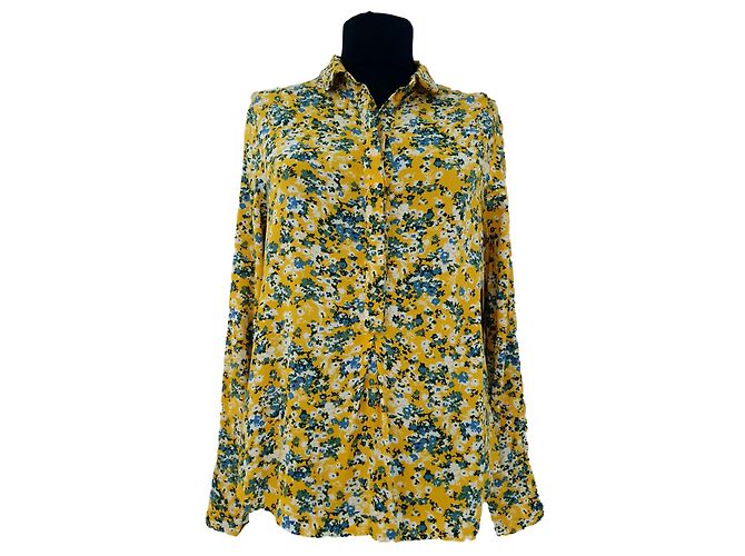 Samsoe & Samsoe Hamiti Bluse Gelb Viscose Mehrfarben 