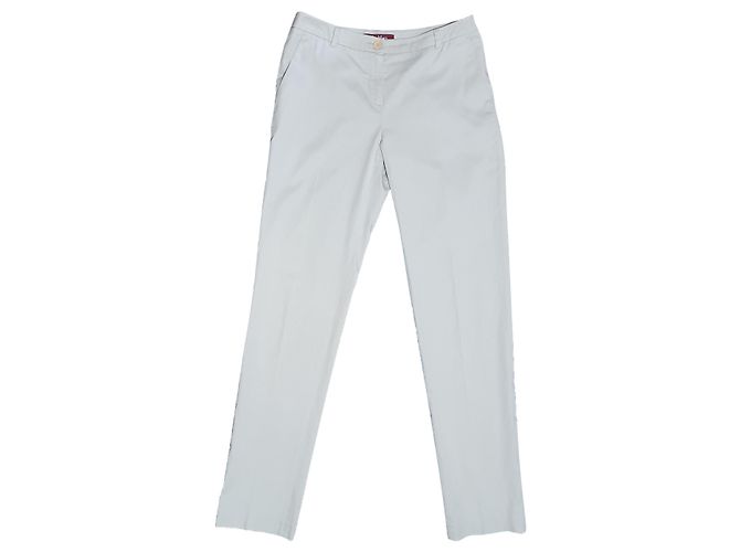 Pantaloni Max Mara beige in cotone