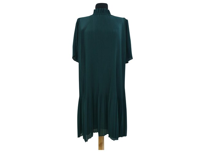 Samsoe & Samsoe Dresses Green Polyester  ref.273225