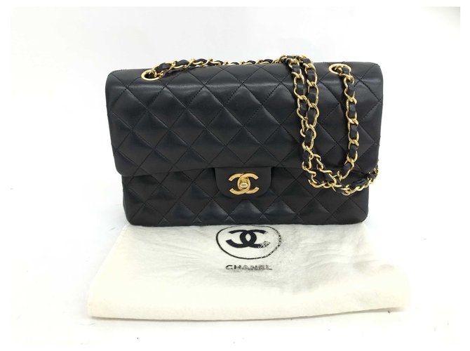 Chanel Timeless Black Leather  ref.273251
