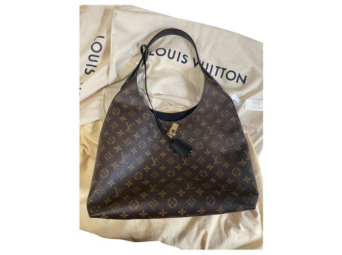 Louis Vuitton Flower Hobo Brown Leather  ref.273259