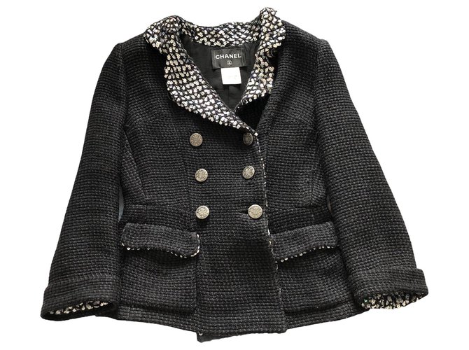 Chanel Paris Shanghai Jacket Black Silk  ref.273499