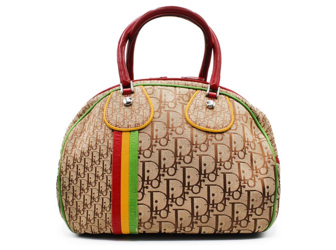 Dior Handbags Beige Cloth  ref.273523